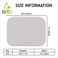 DOCO® Silicone Waterproof Feeding Mats for Dogs and Cats 47 x 36cm(O/S) Hot Pink
