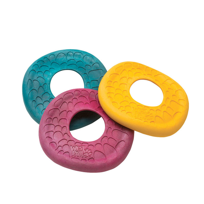 Westpaw Design Dash Dog Frisbee - peacock