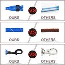 Doco Reflective Rope Leash With Plastic Encased Handle Loop (1/2