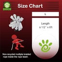 Doco Reflective Rope Leash With Plastic Encased Handle Loop (1/2