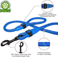 Doco Reflective Rope Leash With Plastic Encased Handle Loop (1/2