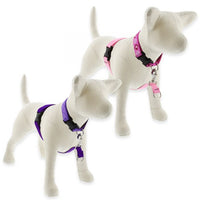 Dog Basic Solids No Pull Harness - blue - 3/4