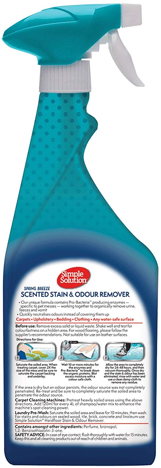 Dog Stain and Odour Remover Spring Breeze – 750 ml