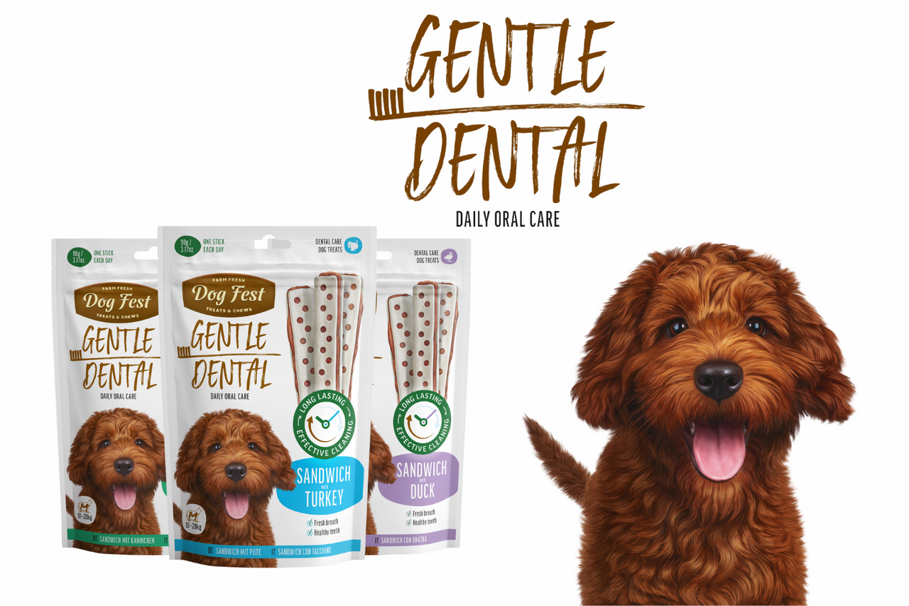 Dog Fest Dental Treats For Adult Dogs -Sandwich -Turkey 90g