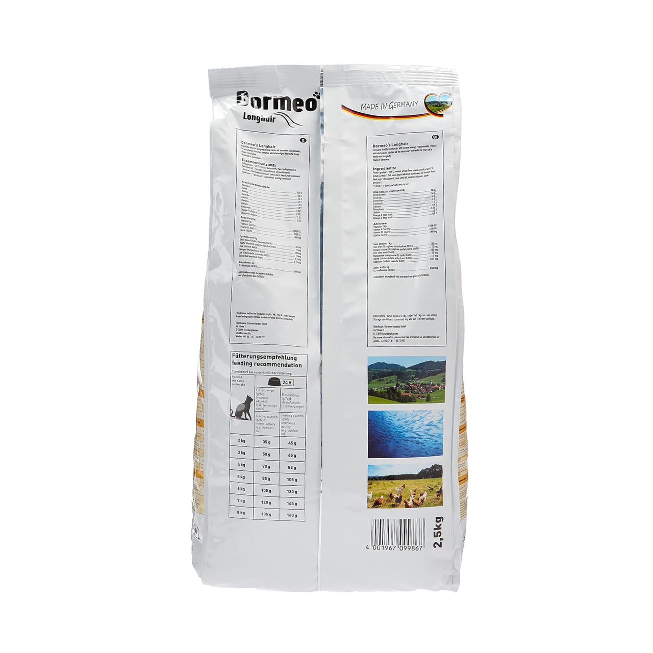 Dormeos Cat Longhair Dry Food[Weight - 2.5kg]