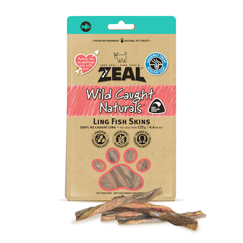 Zeal Ling Fish Skins 125g