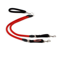 Thumbnail for EZ Steps Stretch Dual Leash Medium - black