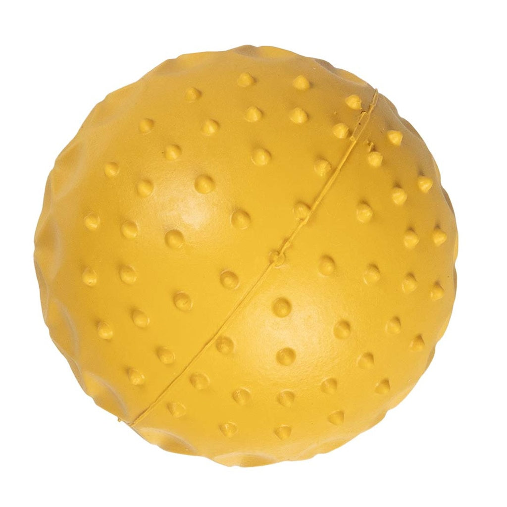Duvo+ Ball Griplay dental dot Yellow - Dog Toy 6x6x6cm