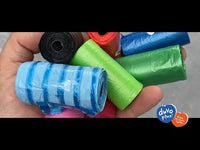 Duvo+ Classic Poo Bag Black 8 x 20pcs [Count - 8]