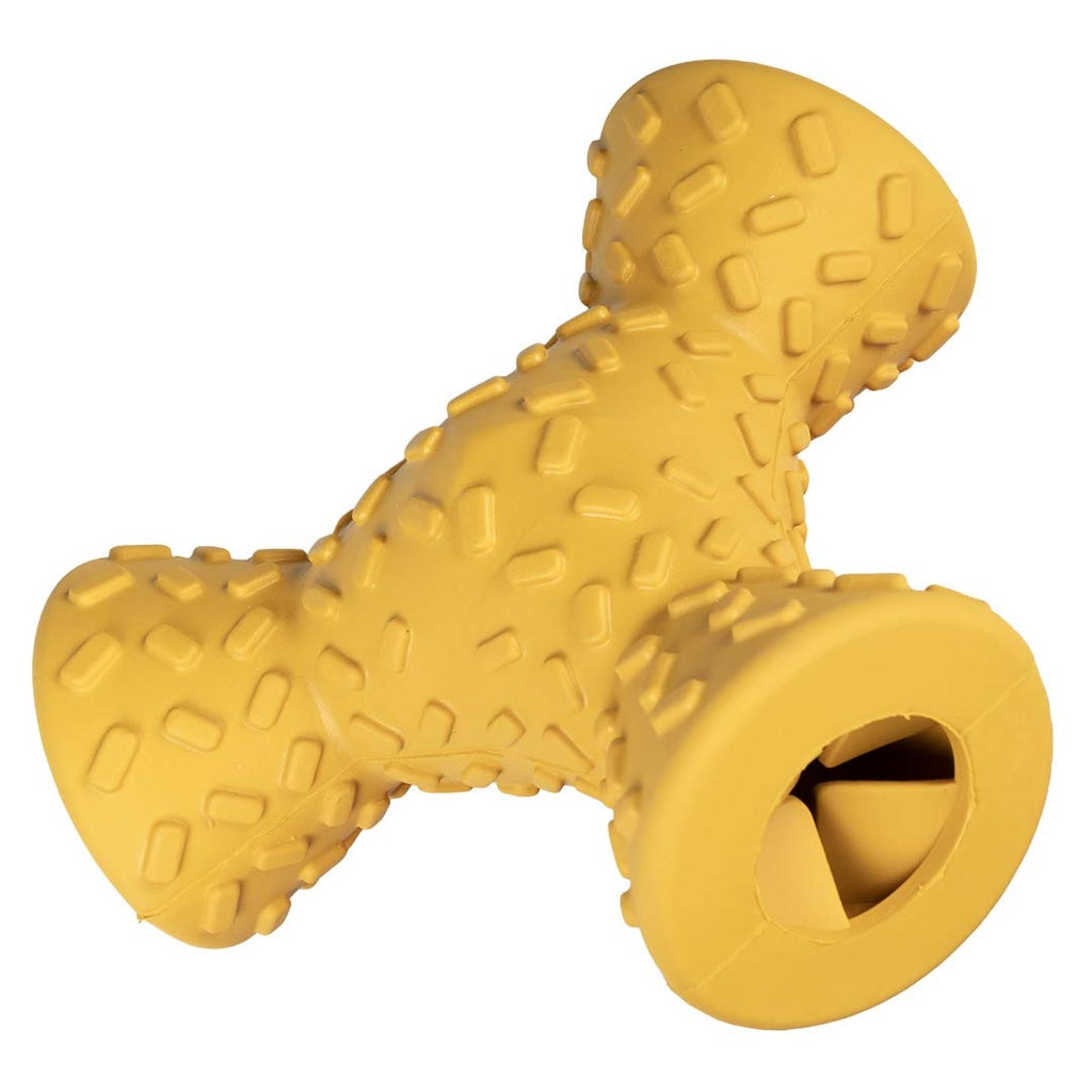 Duvo+ Feeding Griplay Tripod Yellow - Dog Toy 16x14x6.5cm