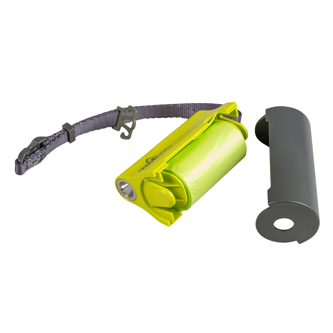 Duvo+ Poopi Dog LED Poo Bag Dispenser (Lime Color)