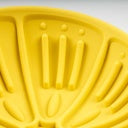 Duvo+ Lick Feeding Bowl For Dogs And Cat Kiwi Yellow 14x14x6.5cm