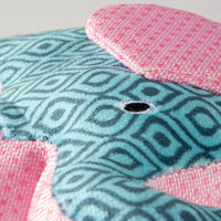 Duvo+ Plush Elephant Retro Blue - Dog Toy 24x11x5cm