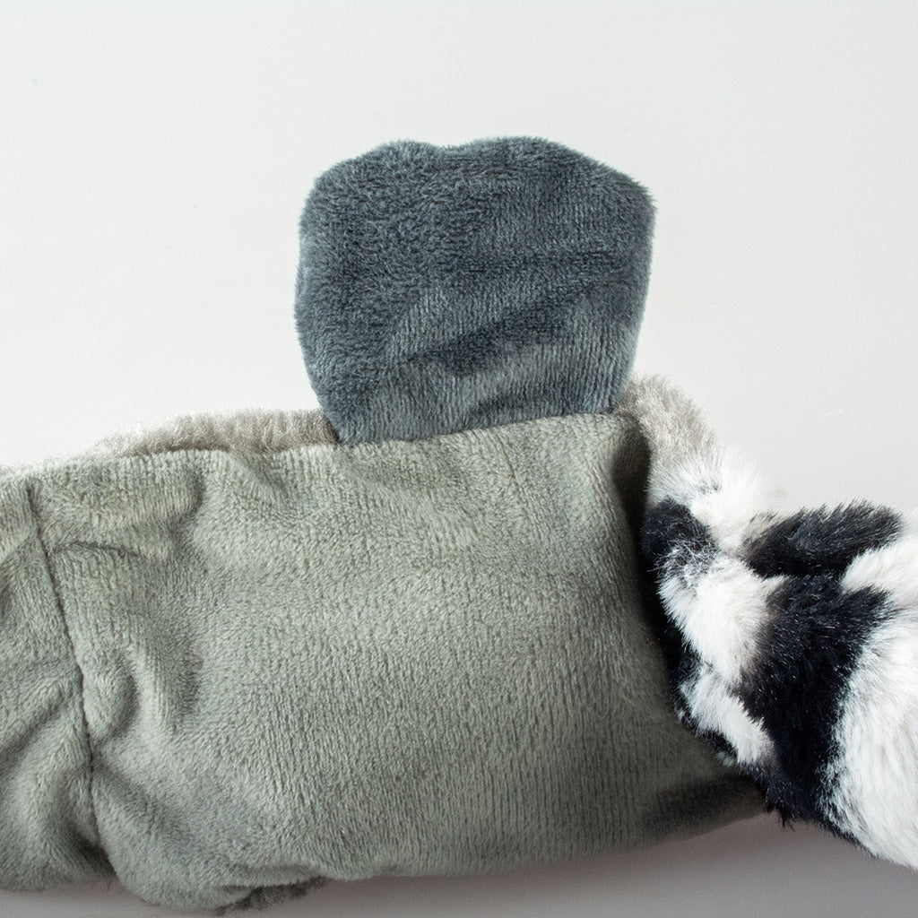 Duvo+ Plush Racoon Squeaky Grey - Dog Toy XL 62x13x10cm