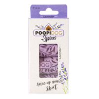 Duvo+ Poopi Dog Poo Bag Spice Purple (Lavender Fragrance) 8 x 15pcs [Count - 8]