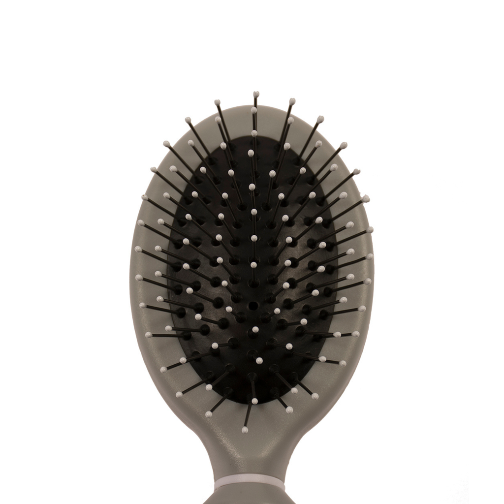 Duvo+ 2-In-1 Grooming Brush Small Black/Grey