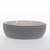 Duvo+ Feeding Bowl-Stone-Sandy ocean S - 380ml - 14x14x4cm Grey-blue