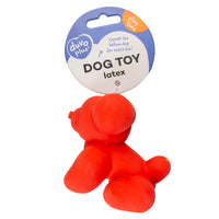 Duvo+ Latex Balloon Pug 9.5X6X8.5Cm Red