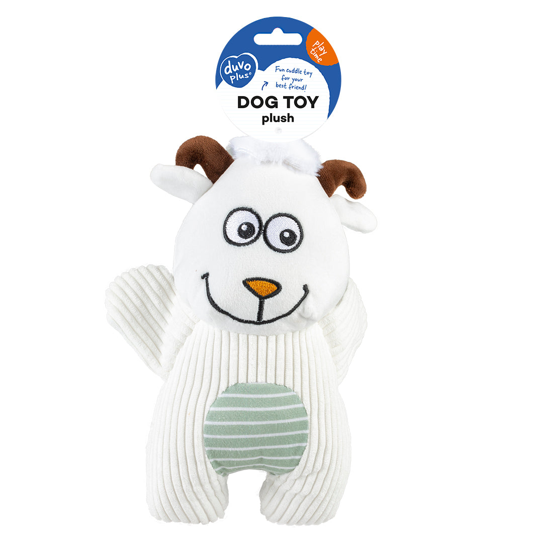 Duvo+ Plush Sheep Corduroy 25X12X6cm Multicolour