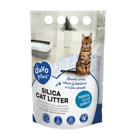 Duvo+ Premium Silica Cat Litter 16L - Unscented