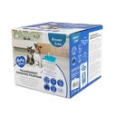 Duvo+ Transparent Drinking Fountain 16.5X16.5X21cm Blue/White