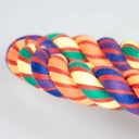 Duvo+ Tug Toy-Multicolour Cotton Rope Loop With 3 knots-42x15x7cm