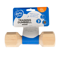 Duvo+ Wooden Retrieving Dumbbell XL - 29.5X7.5X7.5cm - 725G Brown