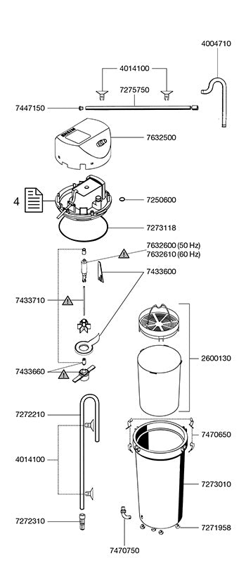 EHEIM classic 250 external filter (inc. SUBSTRACTpro+ MECH ceramic rings)