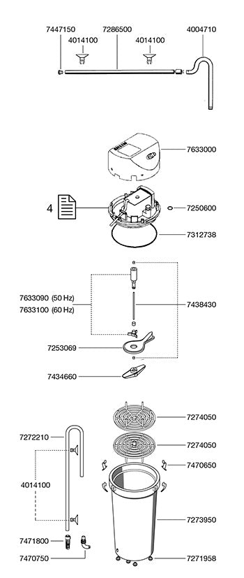 EHEIM impeller (50 Hz) f. classic 350