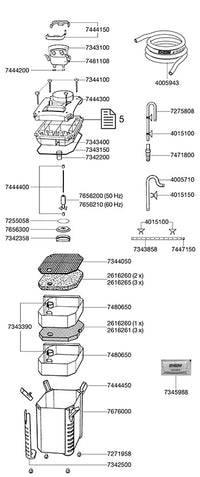 EHEIM sealing rings f. can. 2026-2128