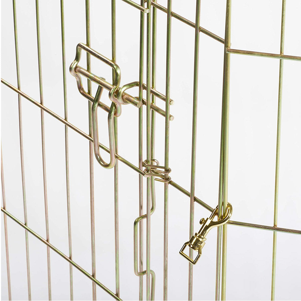 MidWest Foldable Exercise Pen With Door – Gold Zinc - 36 inch