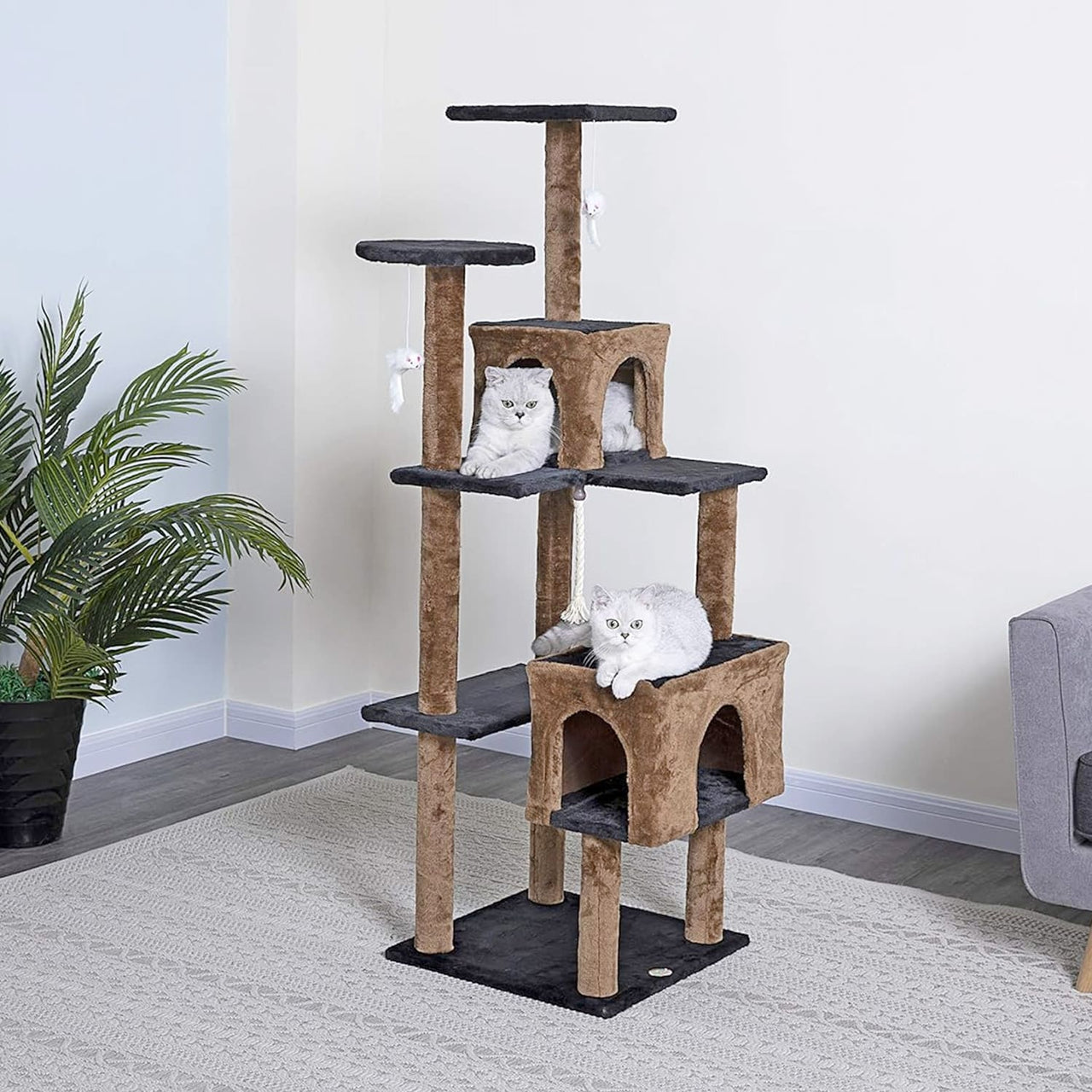 Go Pet Club 61″ Kitten Cat Tree House