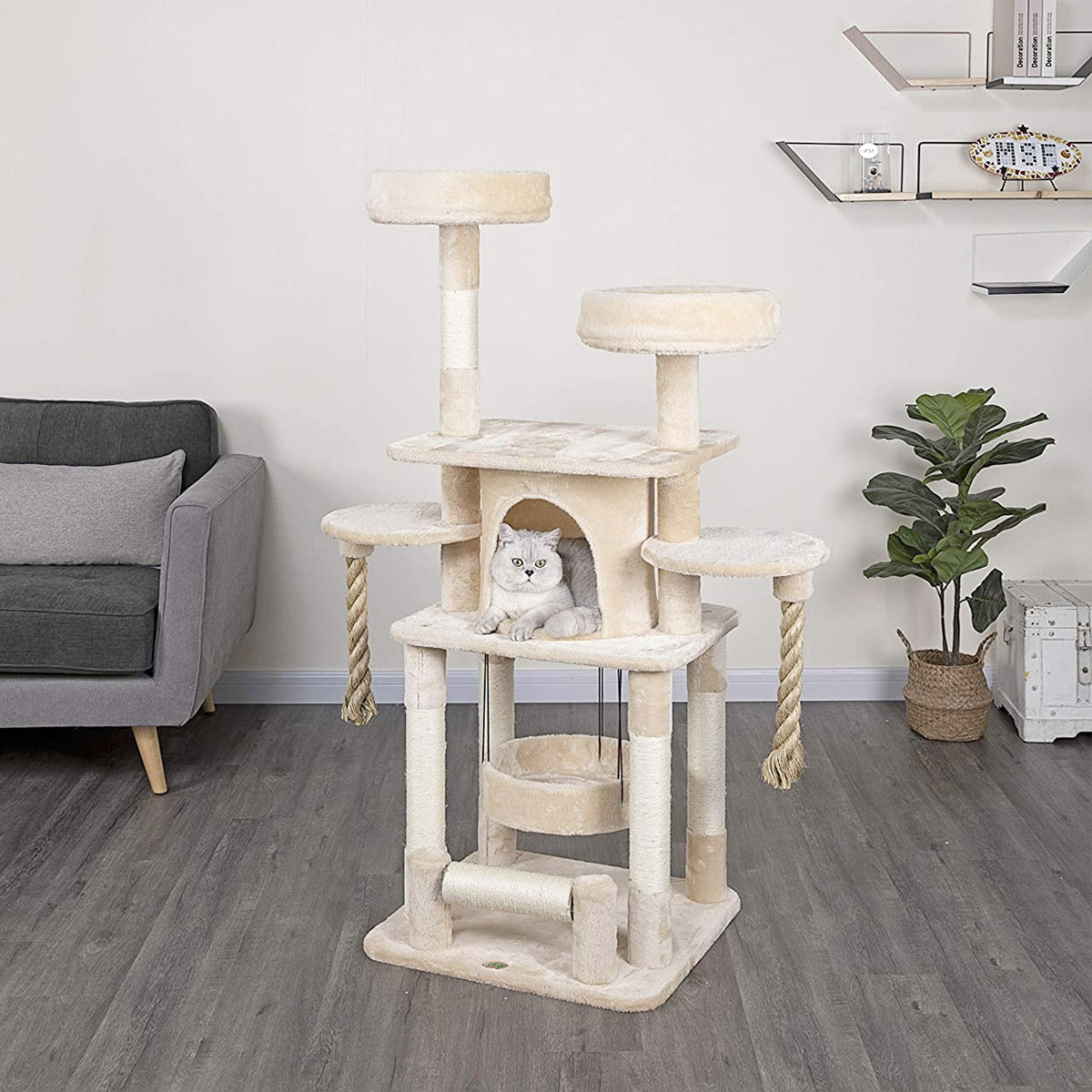 57.5″ Jungle Rope Cat Tree (F824)