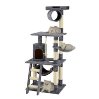 Thumbnail for Go Pet Club 62″ Classic Cat Tree with Sisal Covered Posts