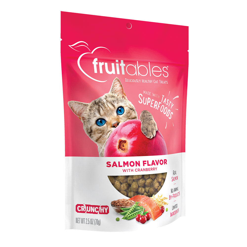 Fruitables Salmon Flavor with Cranberry Cat Treats 70g