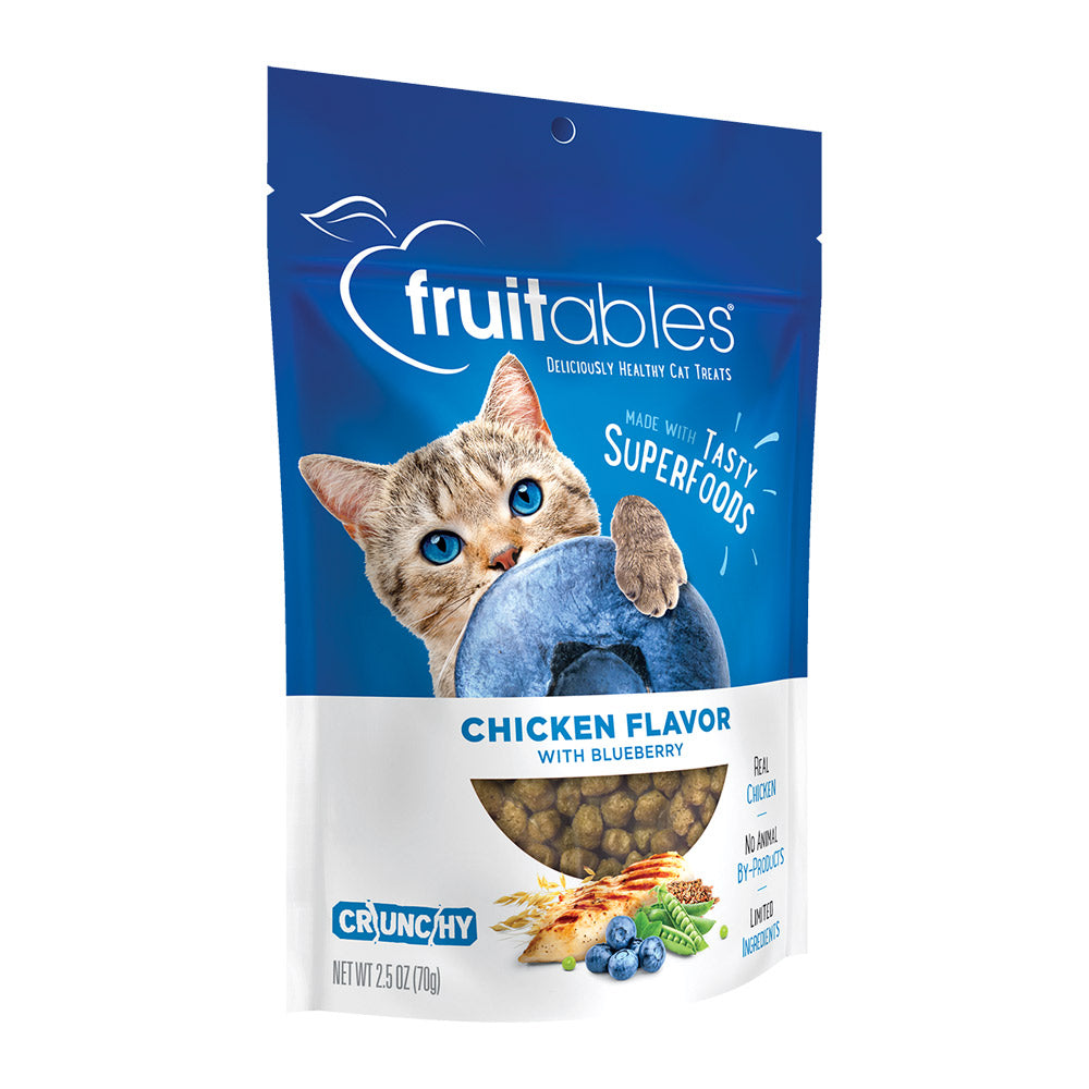 Fruitables Chicken Flavor with Blueberry Cat Treats 70g