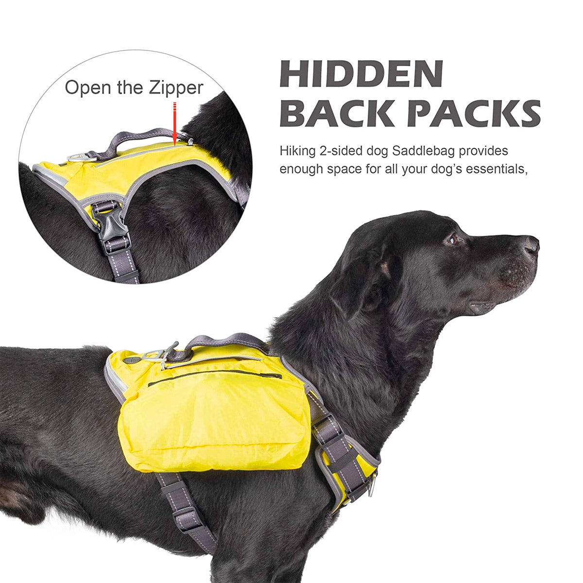 Fida Dog Harness – Yellow - XL