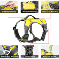 Thumbnail for Fida Dog Harness – Yellow - S