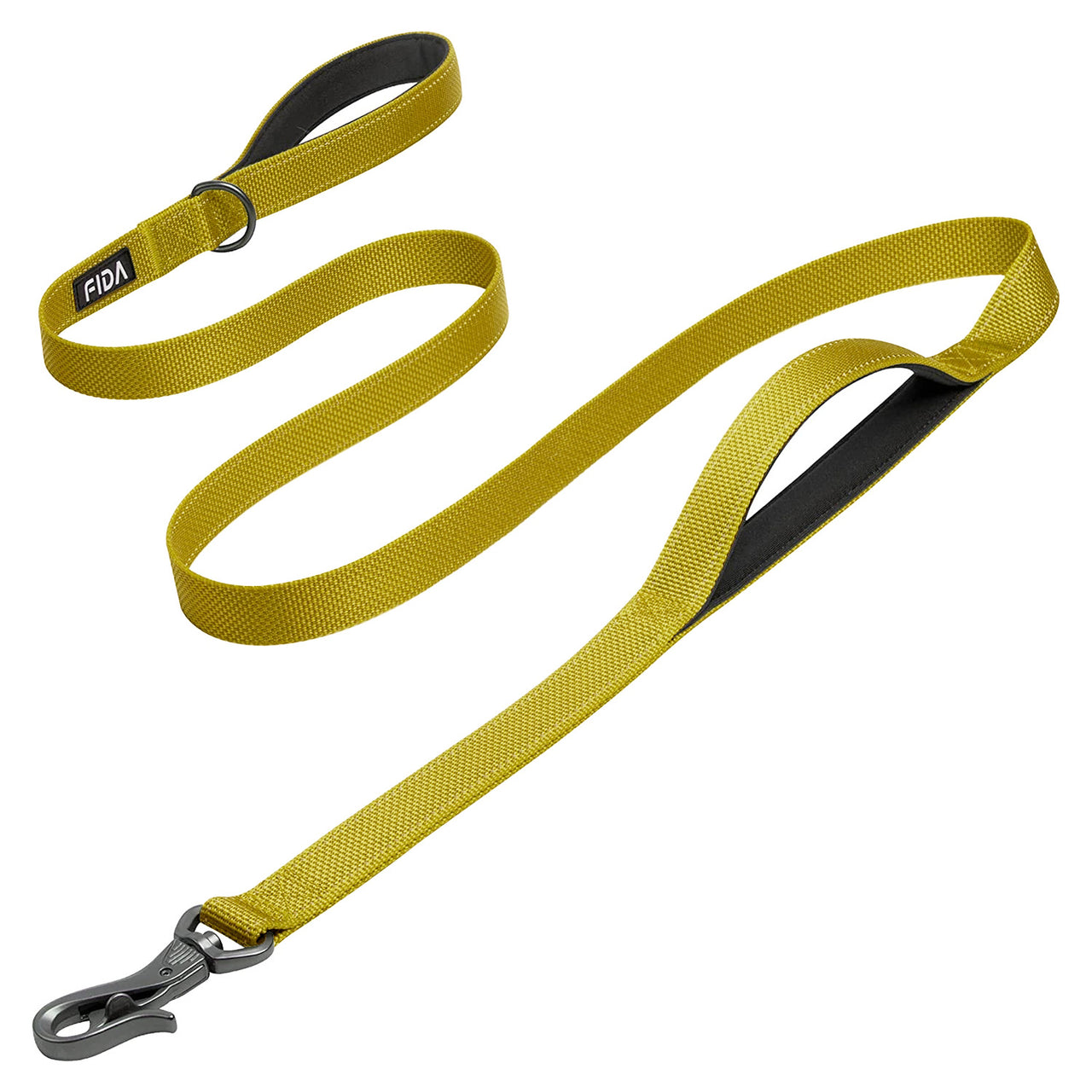 Fida Heavy Duty Dog Leash – Yellow - 5ft