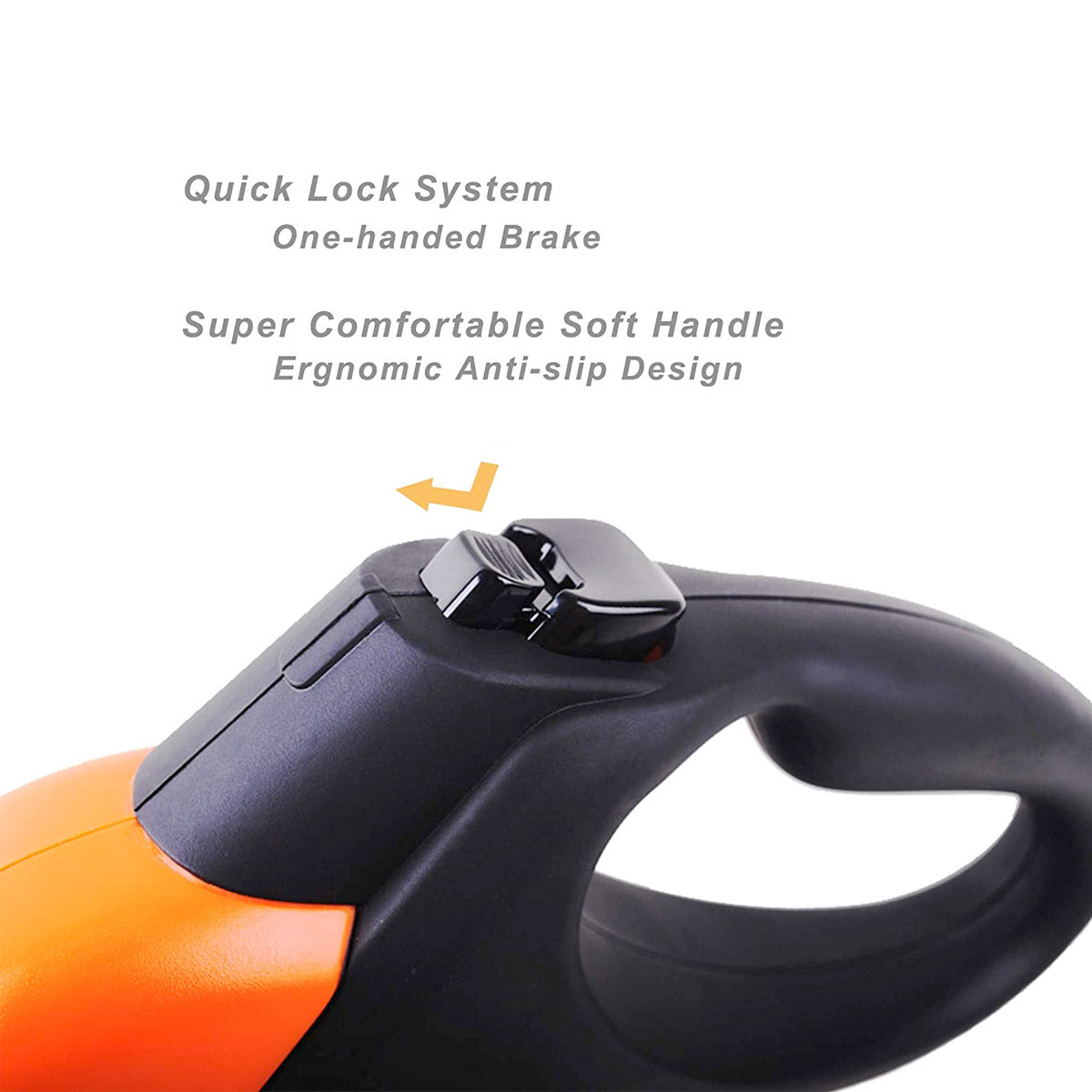 Fida Retractable Dog Leash Heavy Duty (Mars Series) - M (5m / 16ft) - red