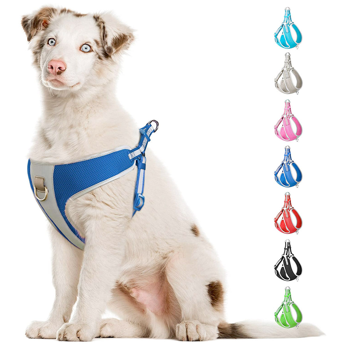 Fida Step-in Dog Harness – Reflective - pink - S