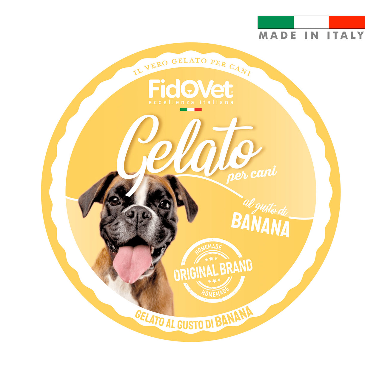 FidoVet Gelato Ice Cream for Dogs (Banana)