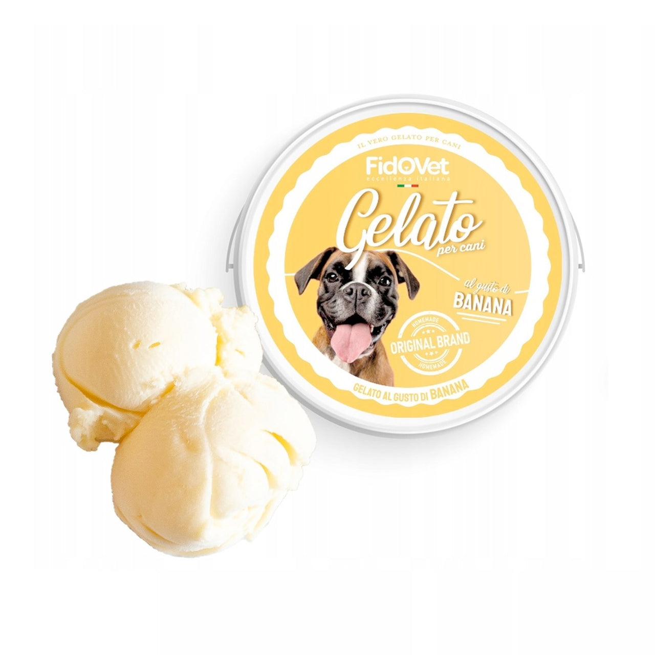 FidoVet Gelato Ice Cream for Dogs (Banana)