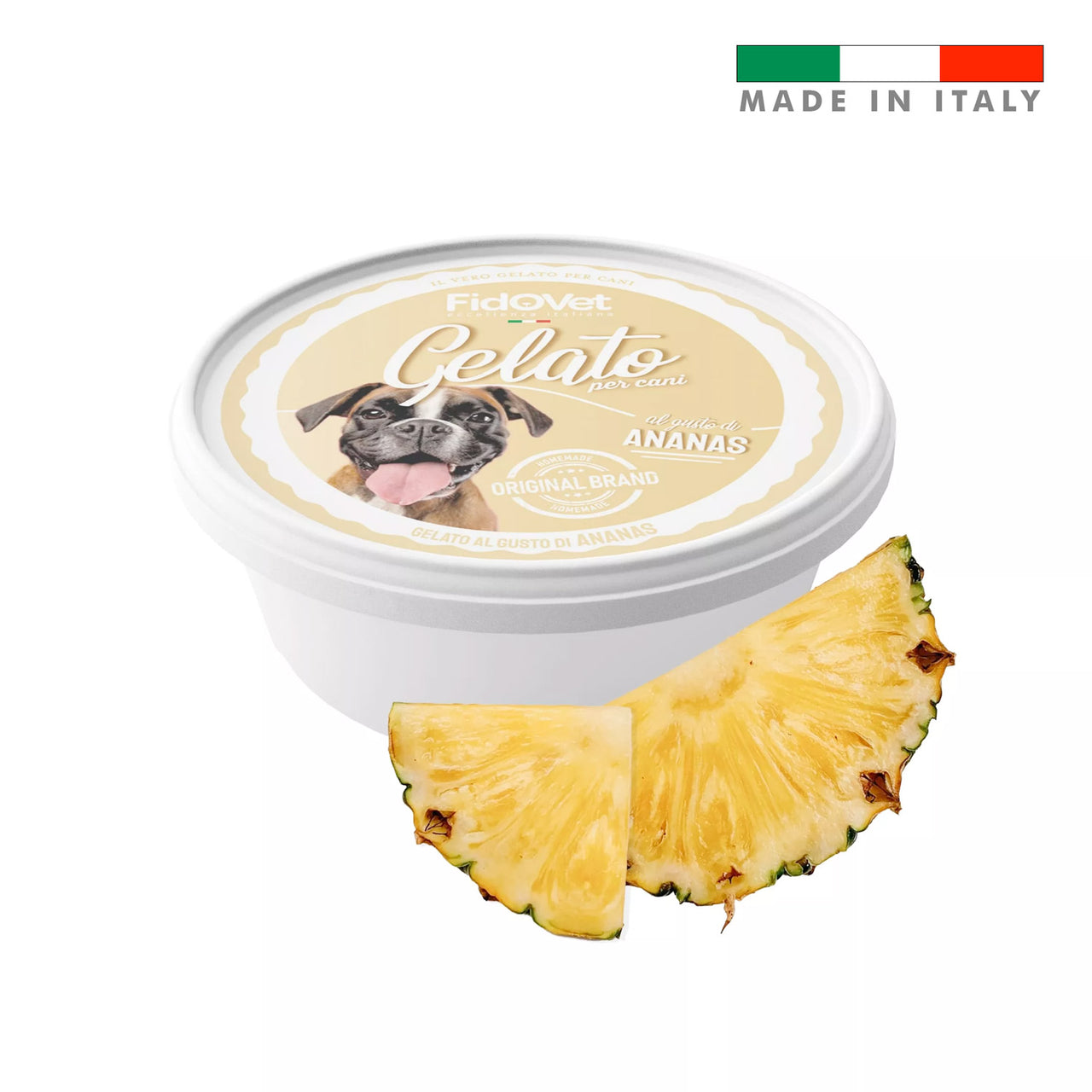 FidoVet Gelato Ice Cream for Dogs (Pineapple)