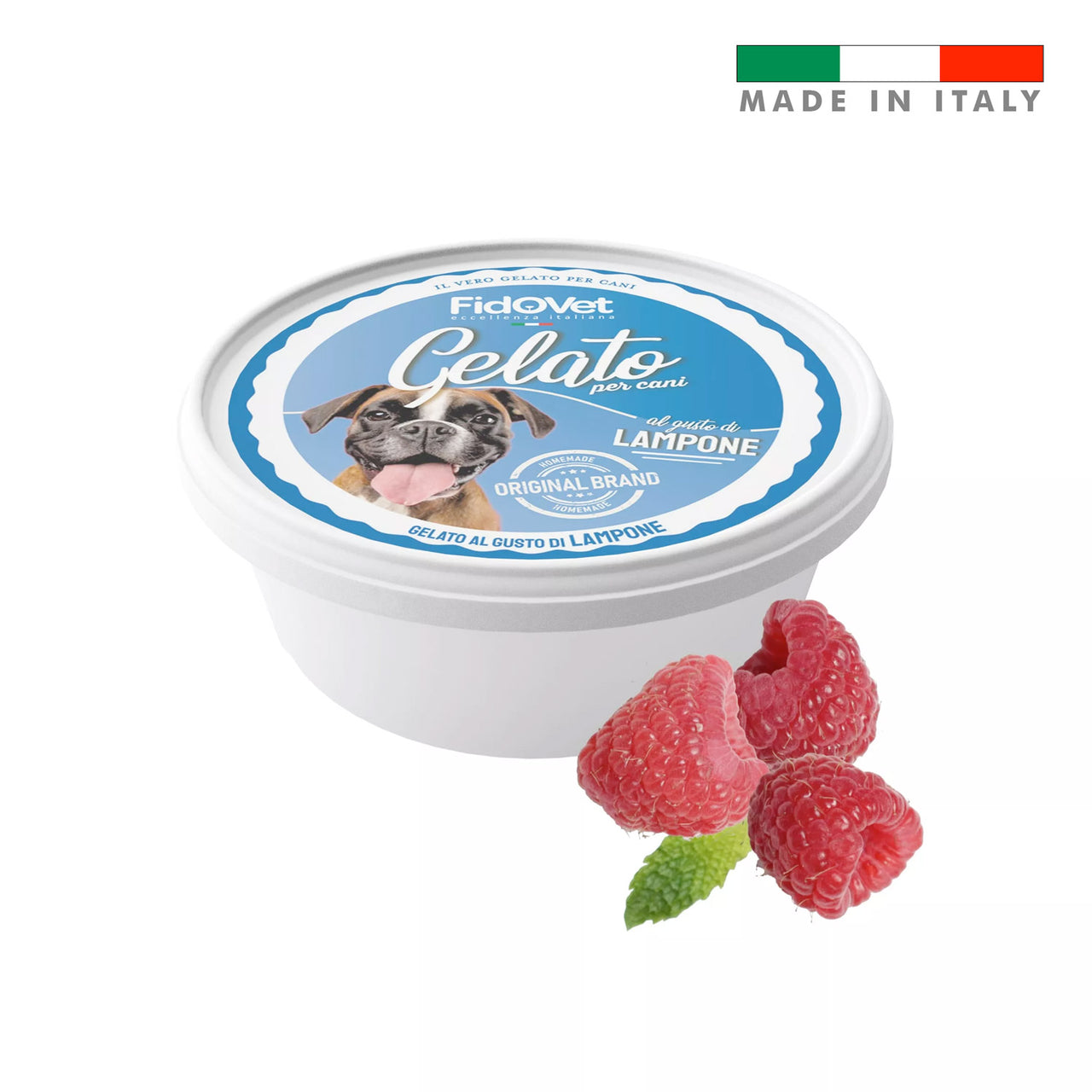 FidoVet Gelato Ice Cream for Dogs (Raspberry)