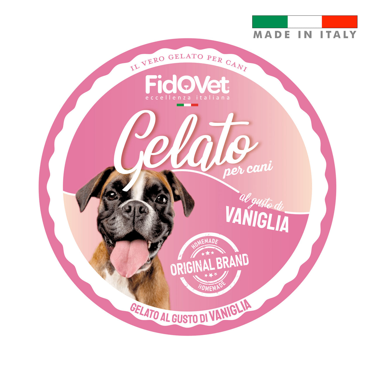 FidoVet Gelato Ice Cream for Dogs (Vanilla)