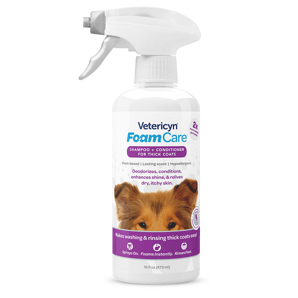 Vetericyn FoamCare® Pet Shampoo – Thick Coats