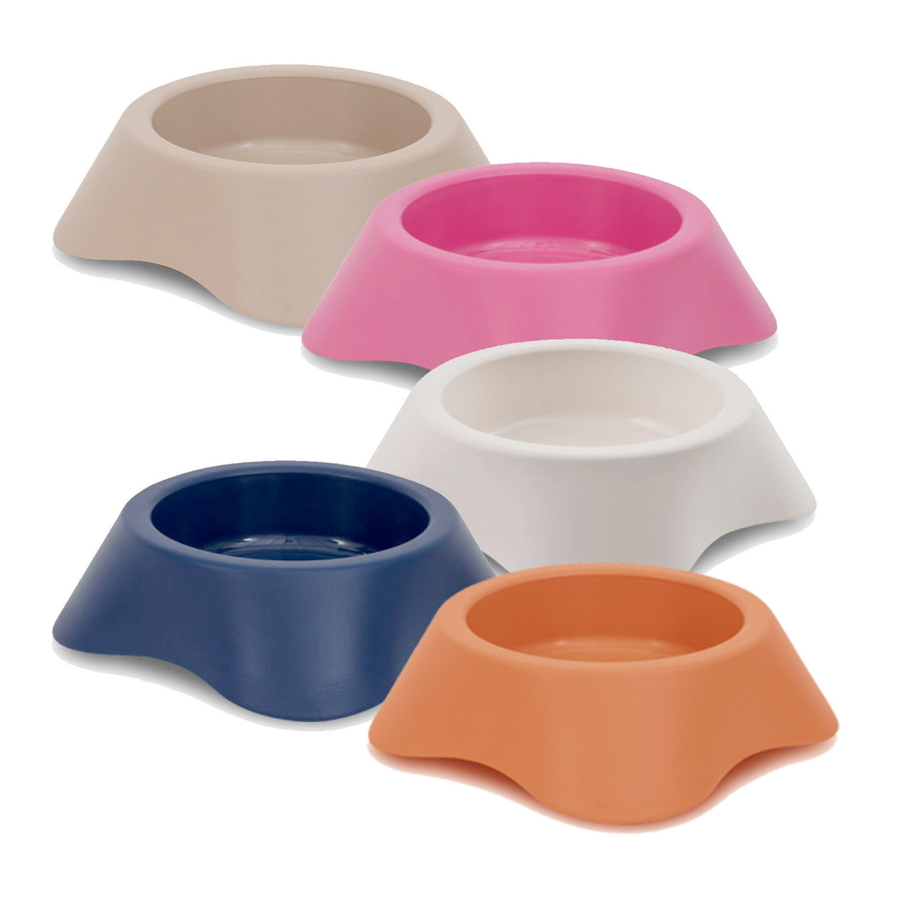 Food bowl NUVOLA - dark-pink