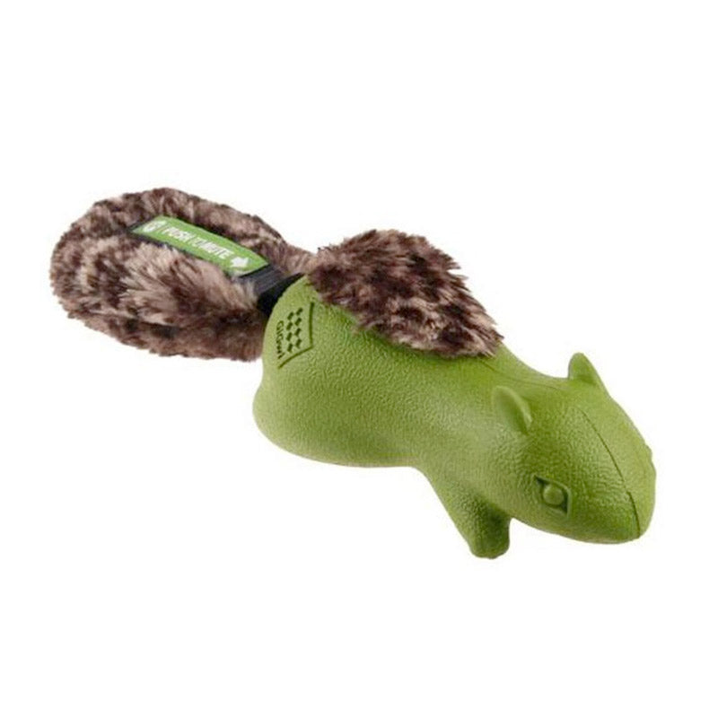 Forestail Squirrel Push to Mute with Plush Tail (Green)