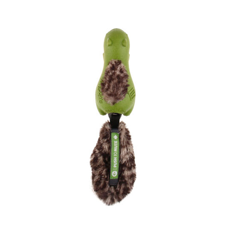 Forestail Squirrel Push to Mute with Plush Tail (Green)